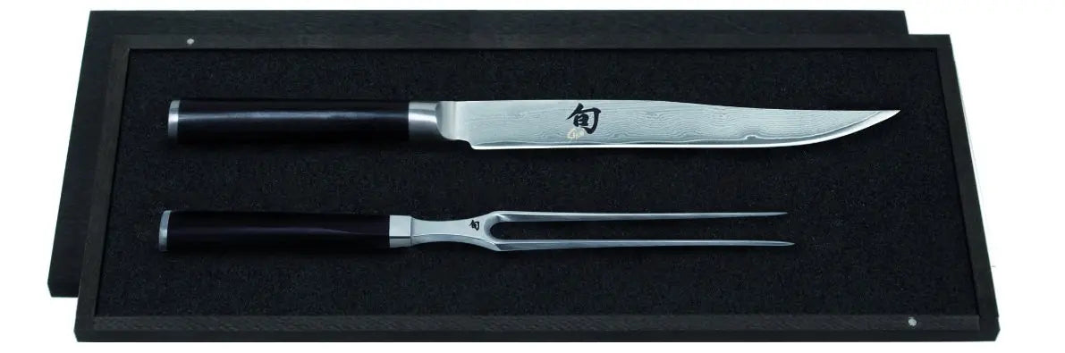 Produktbild des Produkts KAI Shun Classic Tranchierset 2-teilig Trancherigabel + Fleischgabel_x000D_