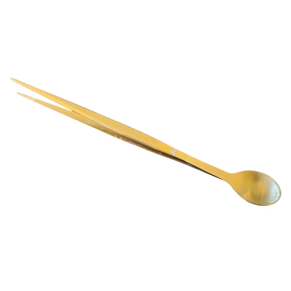 Produktbild des Produkts CHEFLIFE Löffelpinzette 21 cm Gold