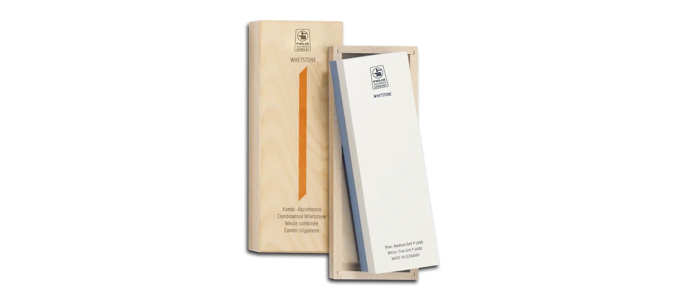 Produktbild des Produkts FELIX SOLINGEN Kombi-Abziehstein 1000/3000
