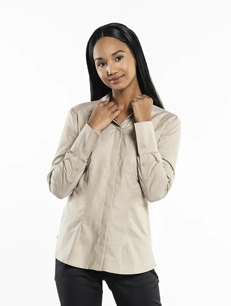 Produktbild des Produkts Kellnerbluse Chaud Devant Shirt Women UFX Sand Melee XL