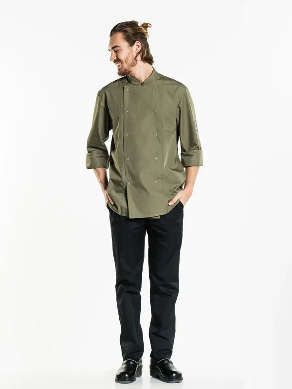 Produktbild des Produkts Kochjacke Chaud Devant Chef Jacket Hilton Poco Dark Olive
