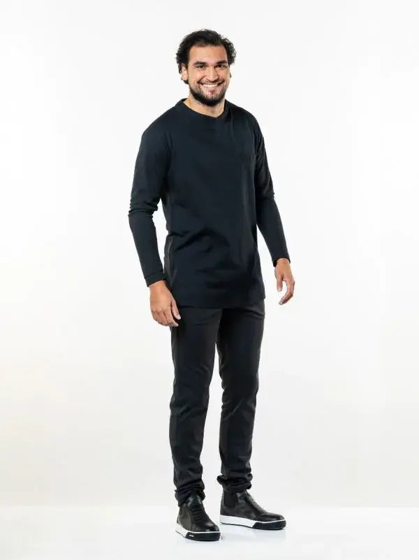 Produktbild des Produkts Kochjacke Chaud Devant Chef Jacket T- Shirt Valente UFX black LS S_x000D_