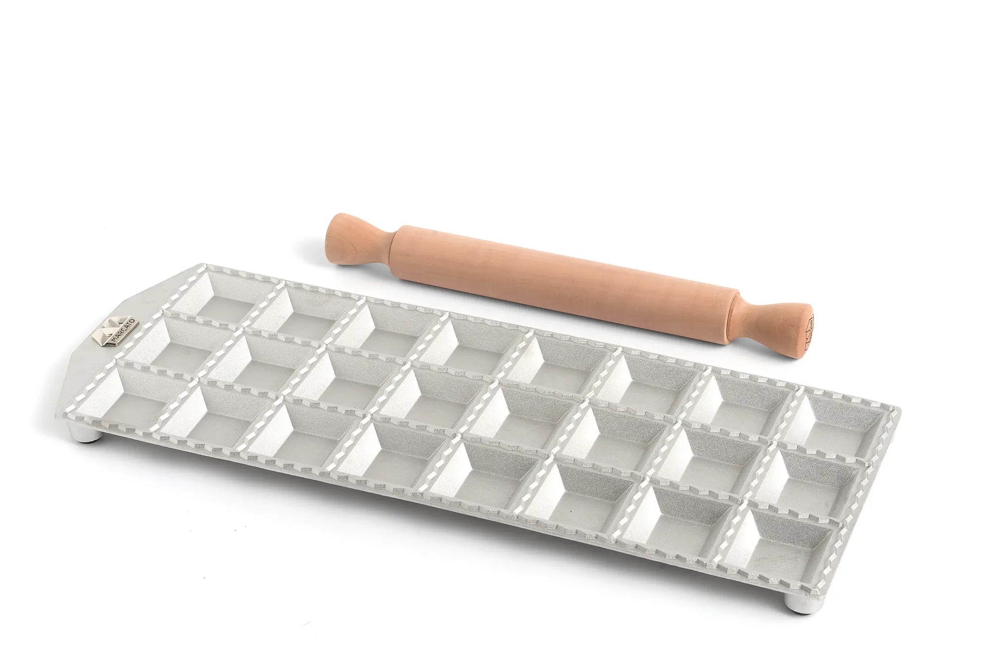Produktbild des Produkts MARCATO Ravioli Tablett 24 große quadratische Ravioli