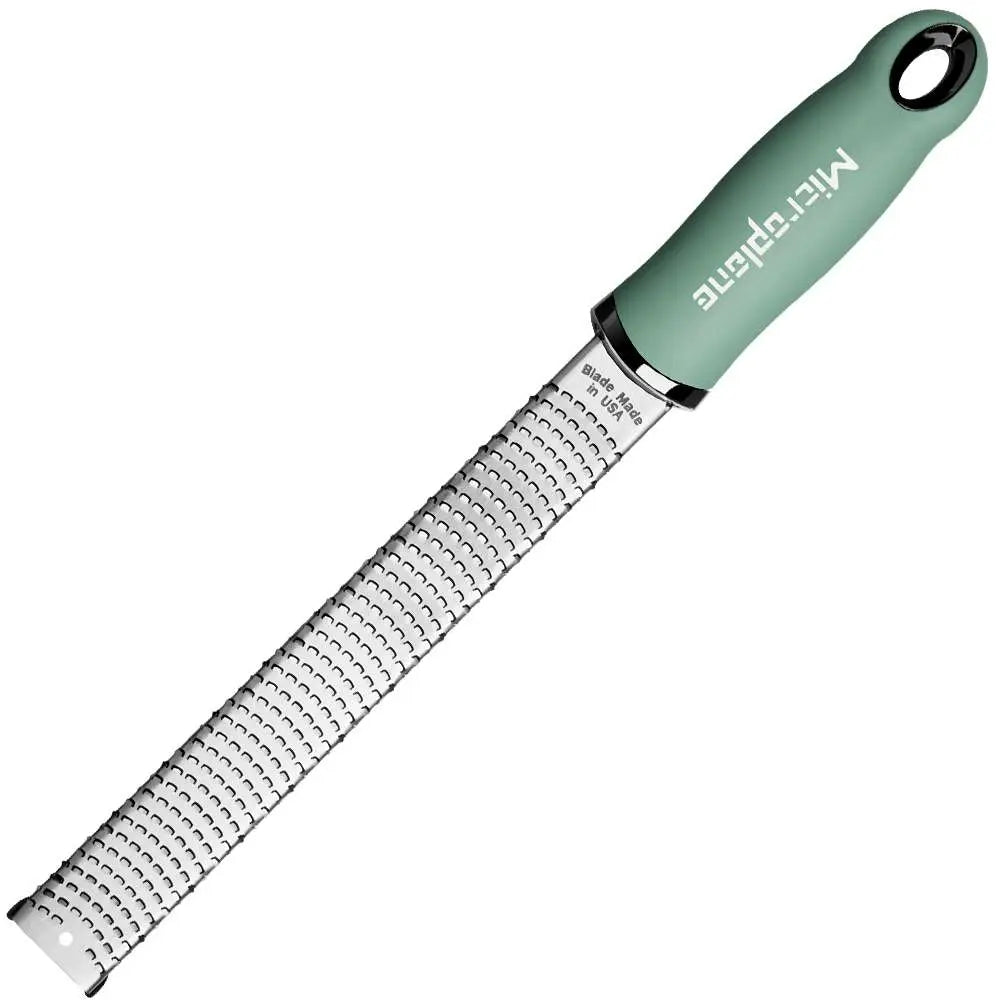 Produktbild des Produkts MICROPLANE Premium Zester Reibe Eucalyptus Green