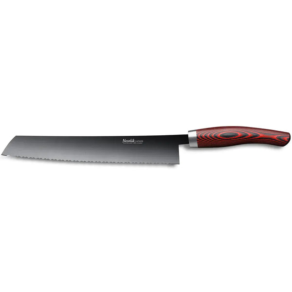 Produktbild des Produkts NESMUK Janus Brotmesser 270 Griff Micarta Red