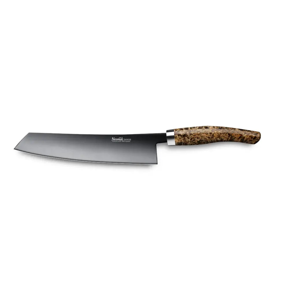 Produktbild des Produkts NESMUK Janus Kochmesser 240 Griff Karelische Maserbirke