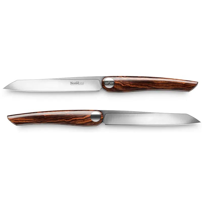 Produktbild des Produkts NESMUK Soul Steakmesser 2er Set Griff Wüsteneisenholz
