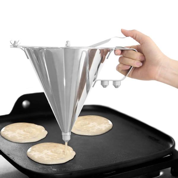 Contacto Edelstahl Teigmischer – Matt Poliert, 18/10 Edelstahl, 1 Mm Materialstärke, Ideal Zum Mischen Von Teig & Einarbeiten Von Butter, Profi- Küchenzubehör Gastronomie Werkzeug