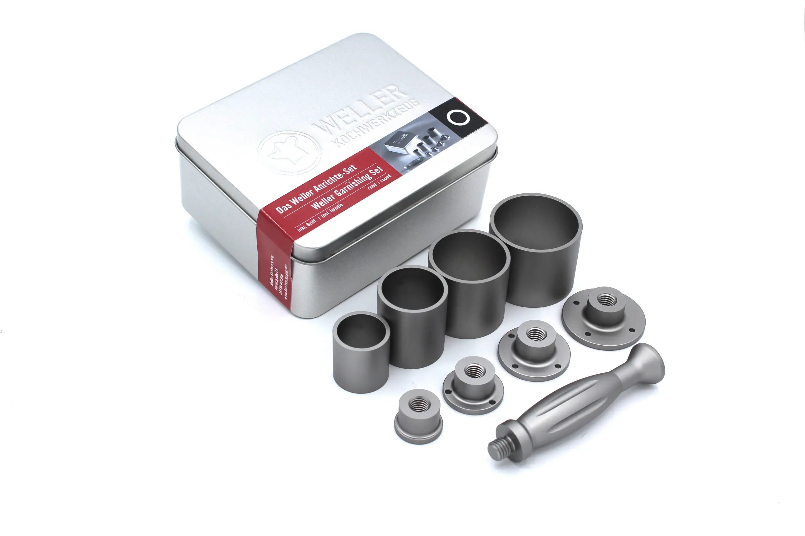 Produktbild des Produkts WELLER Anrichteset rund inkl. Griff